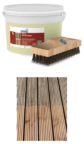Holz-Entgrauer (Set)